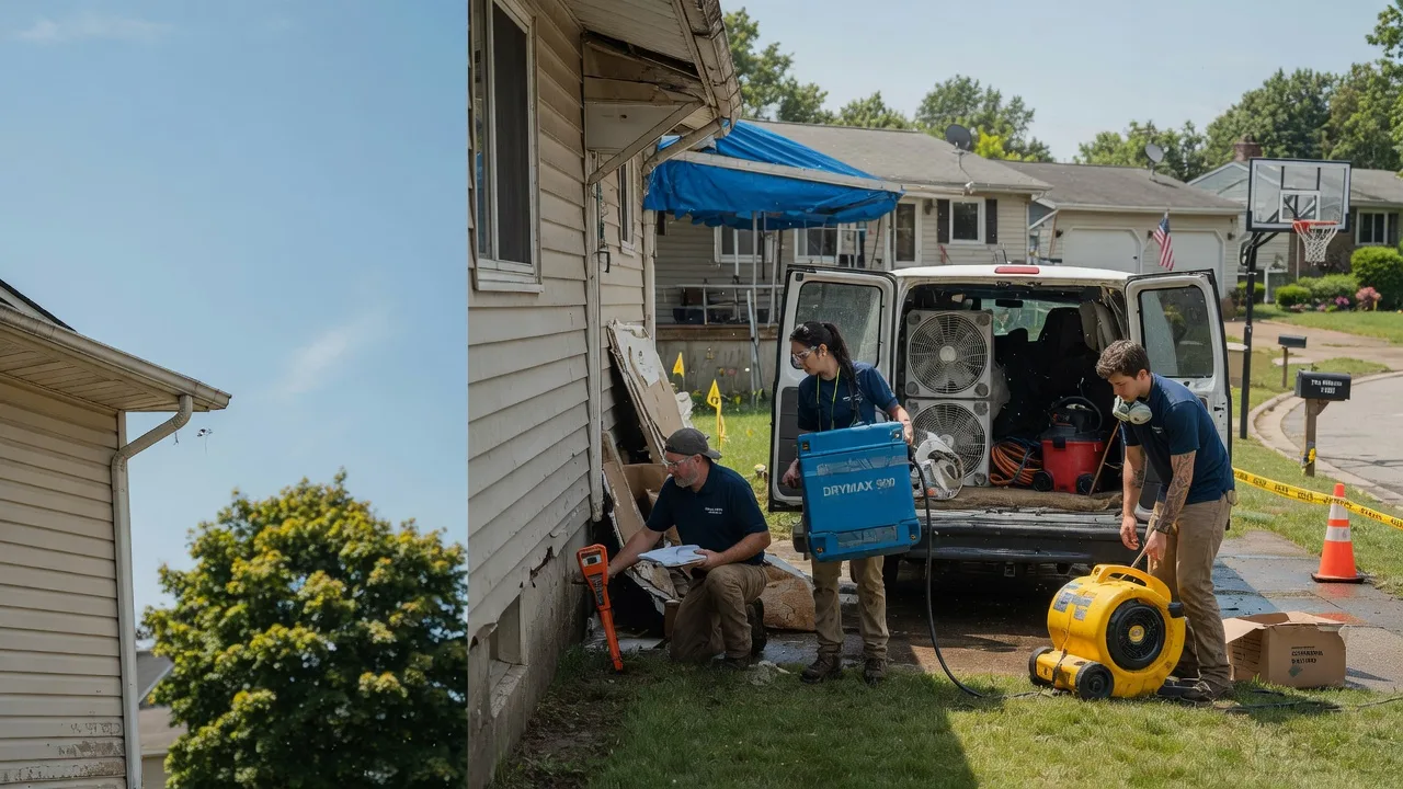 Ceiling Leak Cleanup in Lawrenceville, IL near me
